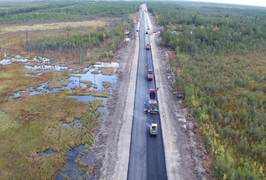 В Ханты-Мансийском автономном округе в 2022 году  продолжится реконструкция дороги Сургут – Лянтор